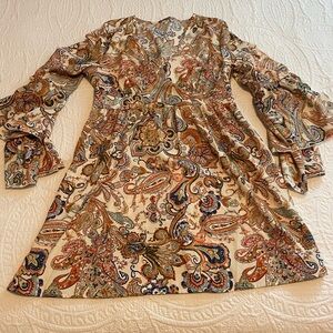 NWOT Adorable Fall dress with the CUTEST sleeves